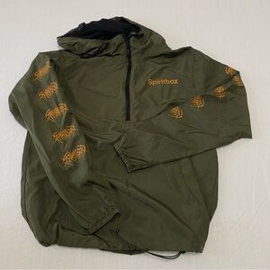 Spiritbox Band Windbreaker Jacket — Olive Green